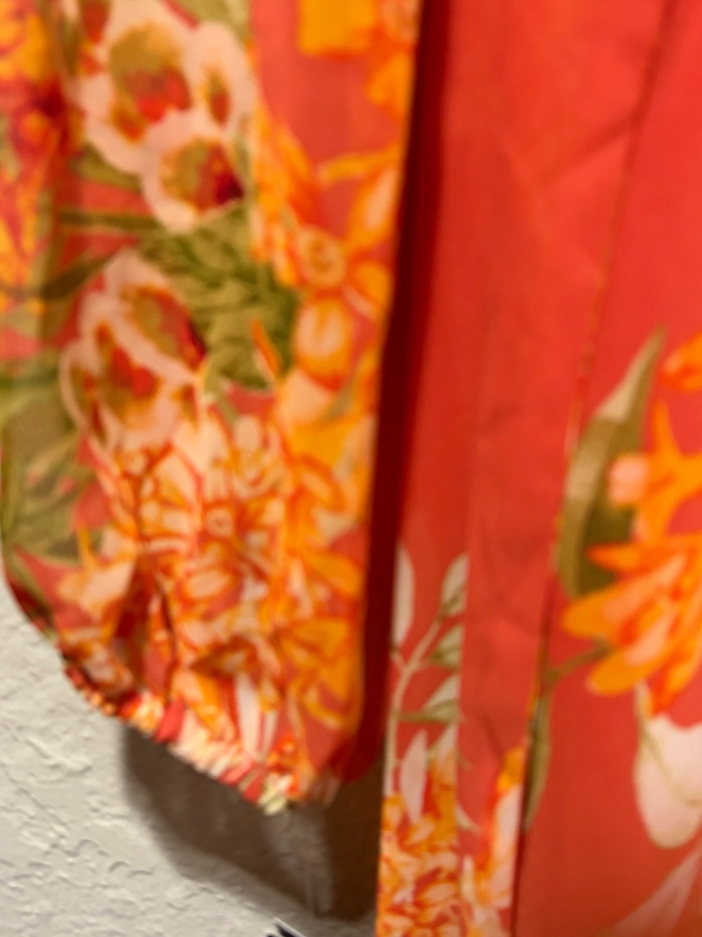 INC International Concepts Coral Floral Long-Sleeve Maxi Dress - Picture 7 of 9